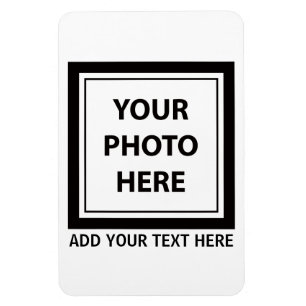 Upload Picture Photo & Add Text – Customise Magnet