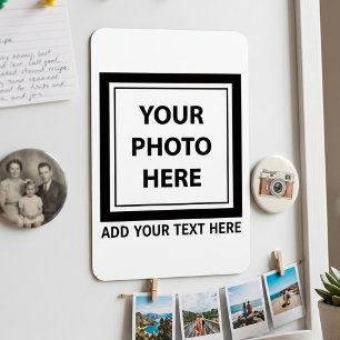 Upload Picture Photo & Add Text – Customise Magnet