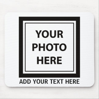 Upload Picture Photo & Add Text – Customise Mouse Mat