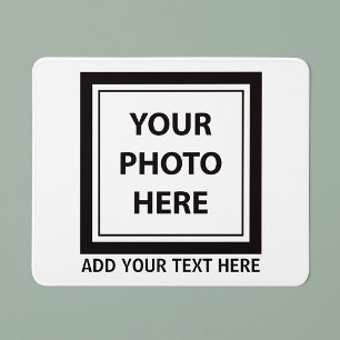 Upload Picture Photo & Add Text – Customise Mouse Mat