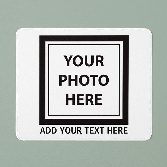 Upload Picture Photo & Add Text – Customise Mouse Mat (Creator Uploaded)