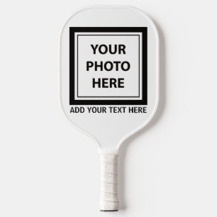 Upload Picture Photo & Add Text – Customise Pickleball Paddle