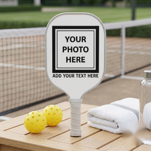 Upload Picture Photo & Add Text – Customise Pickleball Paddle