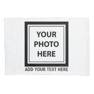 Upload Picture Photo & Add Text – Customise Pillowcase
