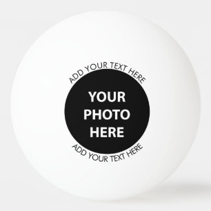 Upload Picture Photo & Add Text – Customise Ping Pong Ball
