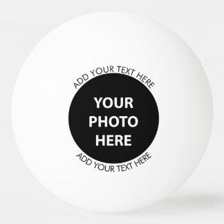 Upload Picture Photo & Add Text – Customise Ping Pong Ball