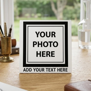 Upload Picture Photo & Add Text – Customise Plaque