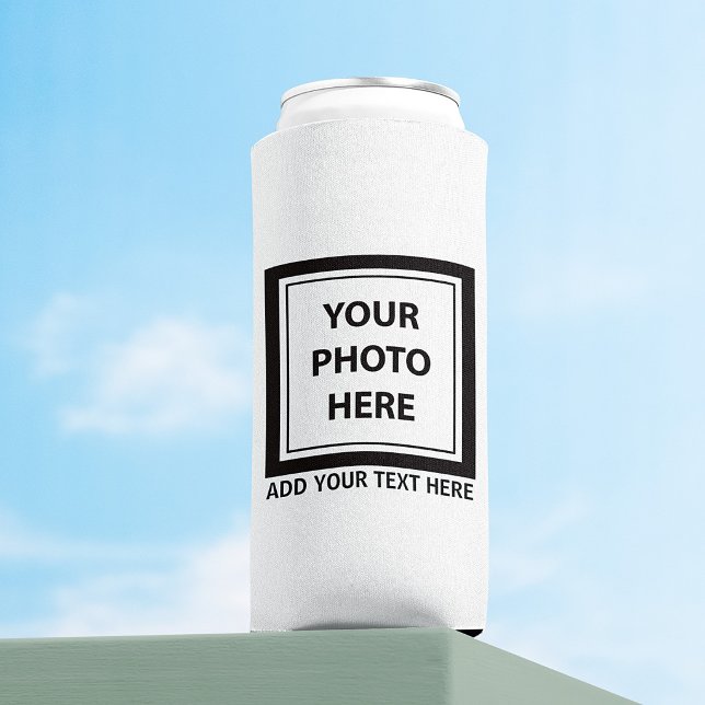 Upload Picture Photo & Add Text – Customise Seltzer Can Cooler (Creator Uploaded)