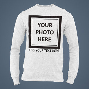 Upload Picture Photo & Add Text – Customise T-Shirt
