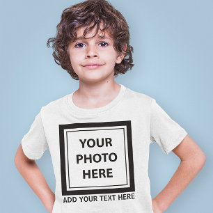 Upload Picture Photo & Add Text – Customise T-Shirt