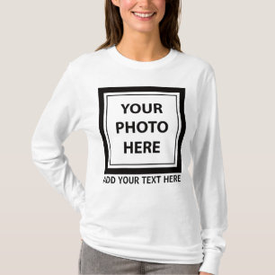 Upload Picture Photo & Add Text – Customise T-Shirt