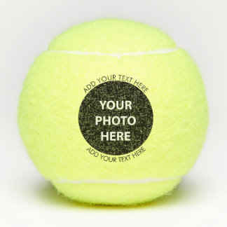 Upload Picture Photo & Add Text – Customise Tennis Balls