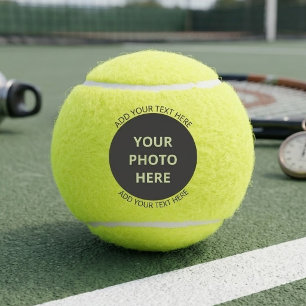 Upload Picture Photo & Add Text – Customise Tennis Balls