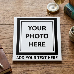 Upload Picture Photo & Add Text – Customise Tile
