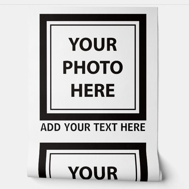 Upload Picture Photo & Add Text – Customise Wallpaper (Unrolling)