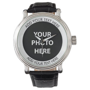 Upload Picture Photo & Add Text – Customise Watch