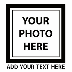 Upload Picture Photo & Add Text – Customize Standing Photo Sculpture