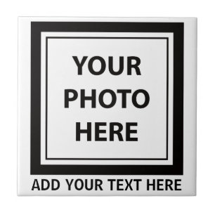 Upload Picture Photo & Add Text – Customize Tile