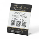 Upload QR Codes & Logo 3 Payment Apps Black & Gold