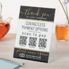 Upload QR Codes & Logo 3 Payment Apps Black & Gold