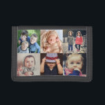 Upload six photo trifold wallet<br><div class="desc">Replace the images with your own. Make the product more personal,  with your memories or something particularly interesting and funny.</div>