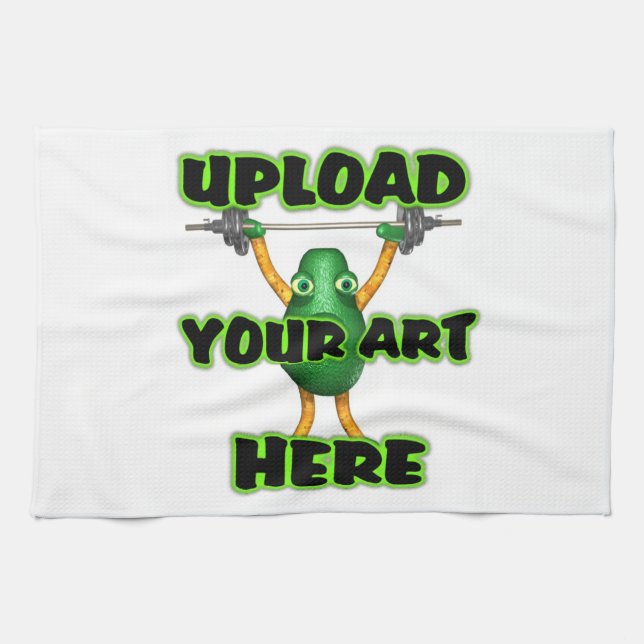 Upload your art to kitchen towels (Horizontal)