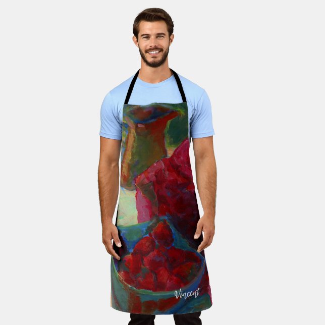 Upload Your Artwork | Turn Custom Painting to Apron (Worn)