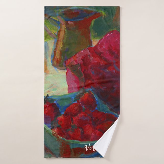 Upload Your Artwork | Turn Custom Painting to Bath Towel (Bath Towel)