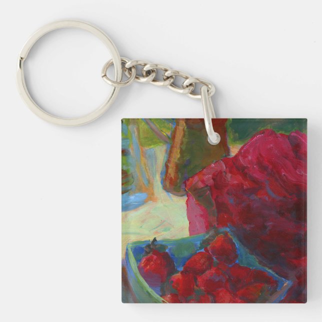 Upload Your Artwork | Turn Custom Painting to Key Ring (Front)