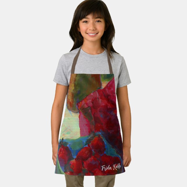 Upload Your Artwork -Turn Custom Painting to Kids  Apron (Insitu)