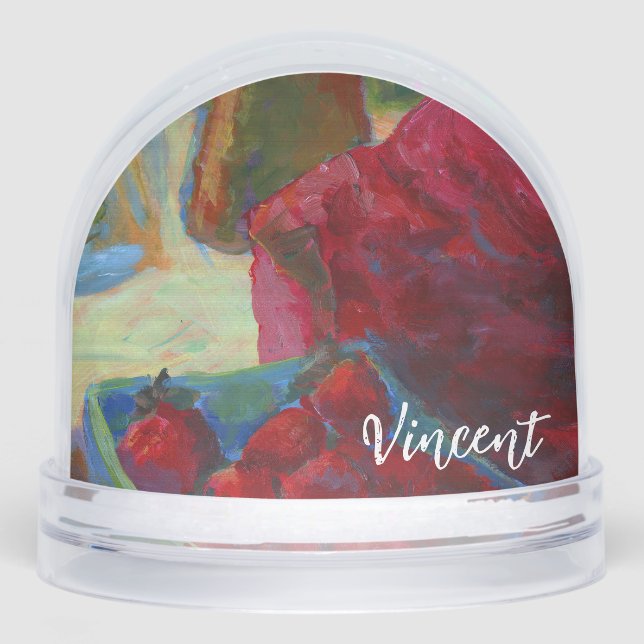 Upload Your Artwork | Turn Custom Painting to Snowglobe (Front)