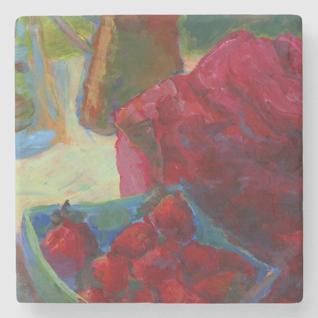 Upload Your Artwork | Turn Custom Painting to Stone Coaster (Front)