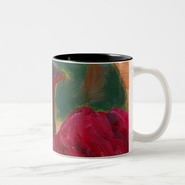 Upload Your Artwork | Turn Custom Painting to Two-Tone Coffee Mug (Right)