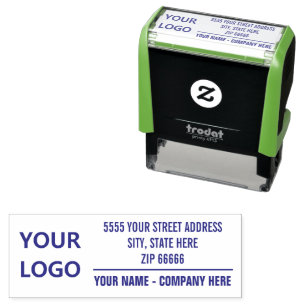 Upload Your Business Logo Add Name Address Stamp