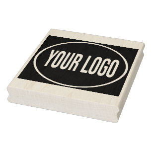 Upload Your Business Logo Large Rubber Stamp