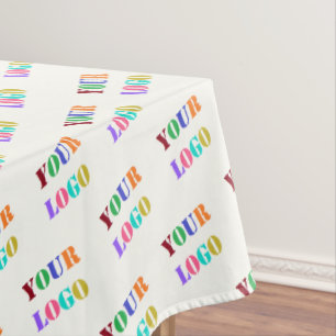 Upload Your Company Logo Branded Tablecloth