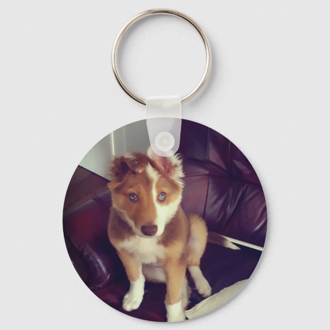 Upload your Custom pet photo Key Ring (Front)