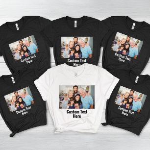 Upload Your Custom Photo Family Reunion Picture Tri-Blend Shirt