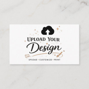 Upload Your Design Branding Business Card