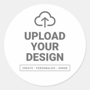 Upload Your Design Classic Round Sticker