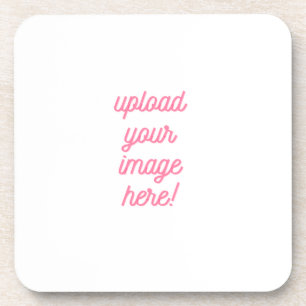 Upload Your Image or logo here Customisable  Coaster