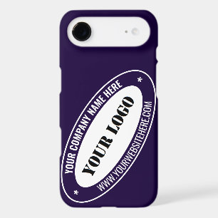 Upload Your Logo Add Name Info Branded iPhone Case