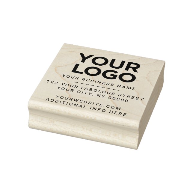 Upload your logo business return address rubber stamp (Stamp)