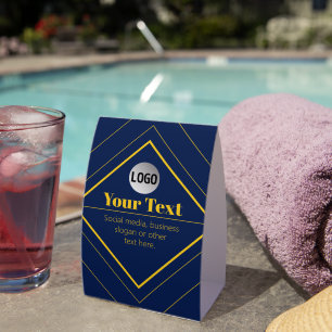 Upload Your Logo & Customizable Text Design