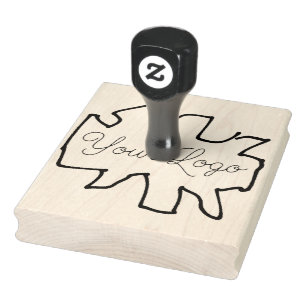 Upload Your Logo Large Business Logo Rubber Stamp
