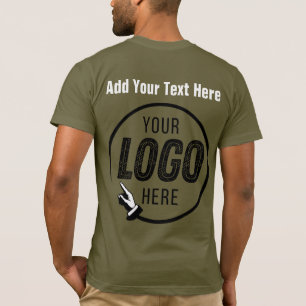 Upload Your Logo Photo Image Custom Personalised T-Shirt