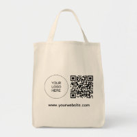 Upload Your Logo Website Address Template QR Code