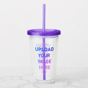 Upload Your loves  Image Photo Logo Acrylic Tumbler