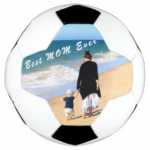 Upload Your Mum Photo Soccer Ball Personaized Gift