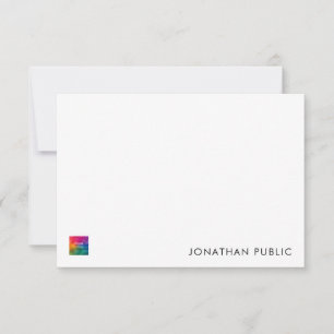 Upload Your Own Business Company Logo Here Card